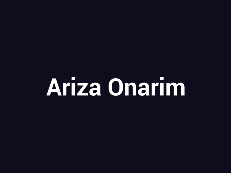 Arıza Tespiti ve Onarımı